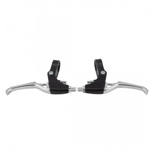 Clarks 2B V-Brake Levers Black/Silver Pair