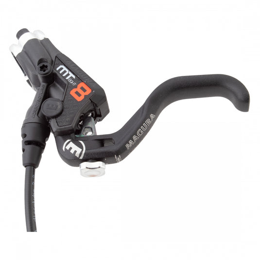 Magura MT8 Pro Disc Brake and Lever - Front or Rear, Hydraulic, Post Mount, Black/Chrome