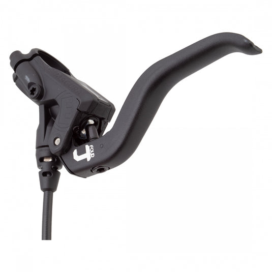 Magura MT4 Disc Brake and Lever - Front or Rear, Hydraulic, Post Mount, Black