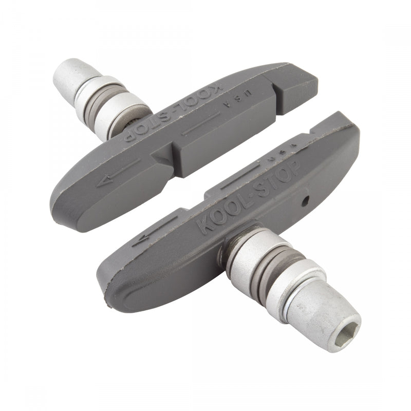 Load image into Gallery viewer, Pack of 2 Kool-Stop Supra 2 Rim Brake Pads Threaded Post Electric Compound eBike
