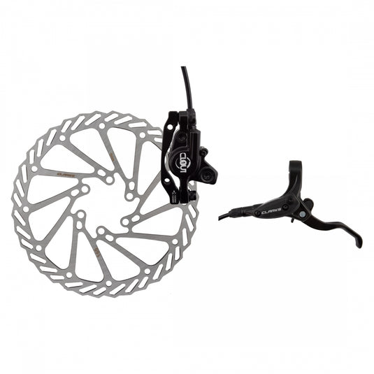 Clarks Clout-1 Hydraulic Disc Brake Kit Front & Rear 160mm Post/IS Mount, Mineral Oil, High-Performance, Lightweight Brake System