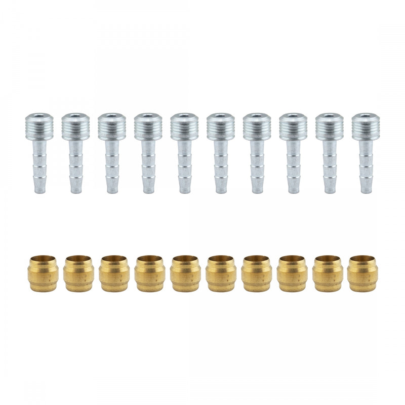 Load image into Gallery viewer, Campagnolo Hydraulic Disc Brake Hose &amp; Olive Barb Kit Bundle - 2000mm Replacement Line, Lever Banjo Fitting, High-Performance Brake Line Components
