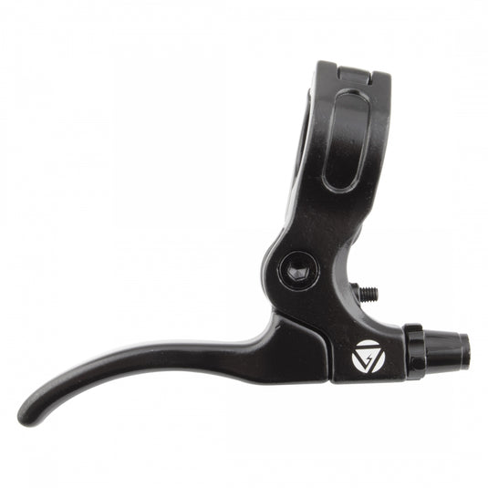 Black Ops Hinged 2-Finger Brake Lever - Forged Alloy Construction, Compatible with Caliper & U-Brakes, Fits 22.2mm Handlebars, Lightweight 166g Pair, Durable Hinged Clamp, High-Performance Cycling Components for Road & MTB Bikes