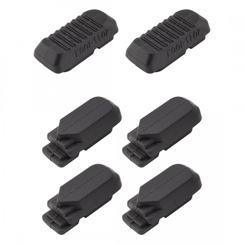 Load image into Gallery viewer, Koolstop Tectonic Brake Shoe Inserts | Standard Black Replacement Pads for MTB &amp; V-Cantilever Brakes
