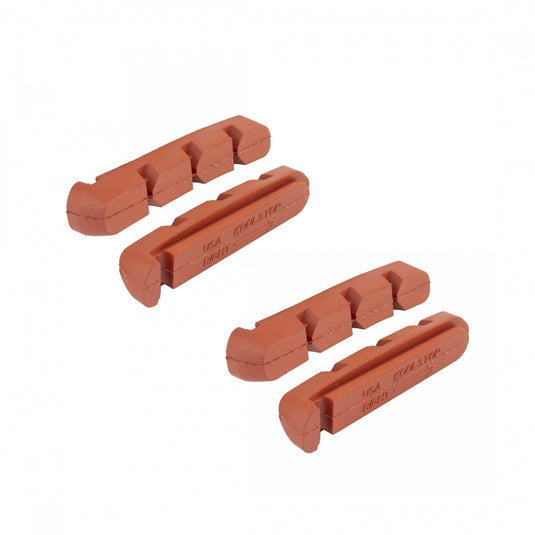 Shimano Deore LX Brake Pad Set All Weather Salmon Inserts for Cantilever Brake Systems