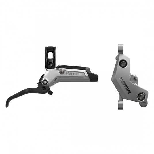 SRAM Motive Ultimate A2 MTB Hydraulic Disc Brake Front & Rear Post Mount Silver Heavy-Duty, Precision, Carbon Levers, Mineral Oil