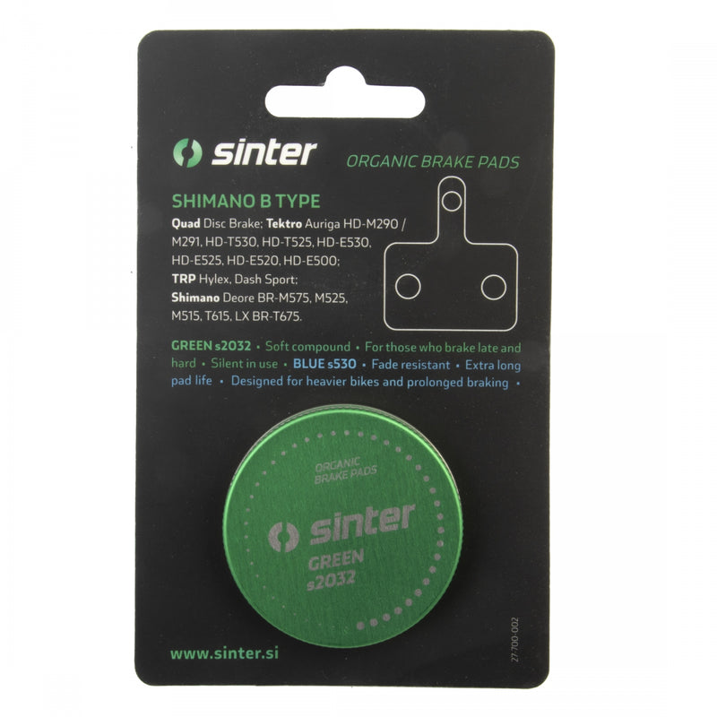 Load image into Gallery viewer, Sinter GREEN s2032 Clarks Clout 1, M3000, S2 / Shimano Alivio M415, Alivio M416, Alivio M416A, Deore M465, Deore M475,
