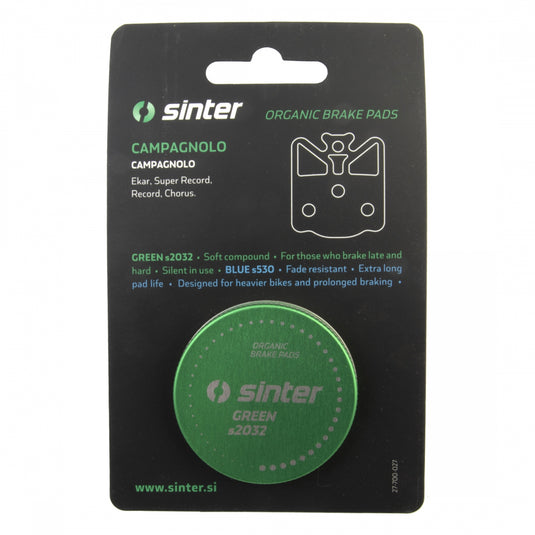 Sinter GREEN s2032 Campagnolo Road Disc, H11 Organic 51