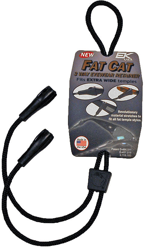Fat Cat 3-Way Eyewear Retainer Bundle Adjustable, Durable Glasses Holders for Cycling & Outdoors
