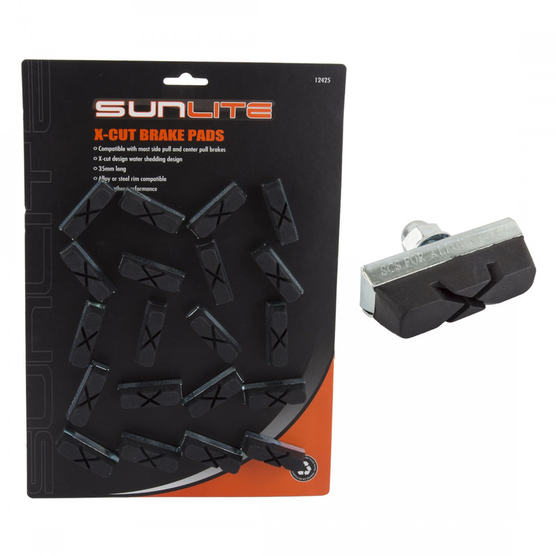 Load image into Gallery viewer, Sunlite-X-Cut-Pads-Disc-Brake-Pad-Mountain-Bike-Downhill-Bike-Fat-Bike-Hardtail-Bike-Gravel-Bike-Cyclocross-Bike-DBBP0287-Bicycle-Brake-Pads
