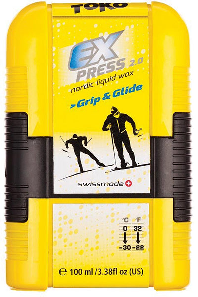 Toko Express Grippinglide Wax 100ml | Universal Liquid Ski Wax for