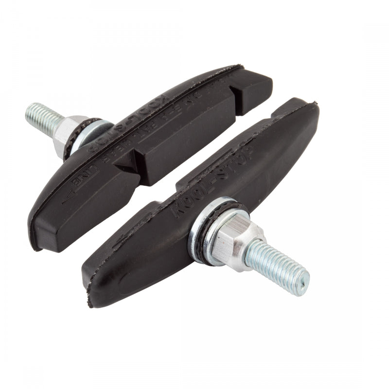 Load image into Gallery viewer, 2 Pack Kool-Stop Eagle Claw II Cantilever Brake Pad Threaded Post Black Compound
