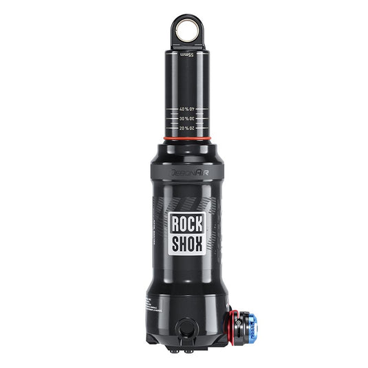 RockShox Deluxe Nude RLC3 Rear shock, 165x45, Shaft Eyelet: Trunnion, Body Eyelet: Standard, MReb/MComp, 430lb Lockout