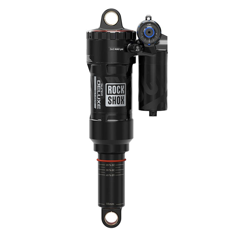 Load image into Gallery viewer, RockShox Super Deluxe Ultimate RC2T, Rear shock, 185x50, Shaft Eyelet: Trunnion, Body Eyelet: Standard, Linear, 0 Neg/1
