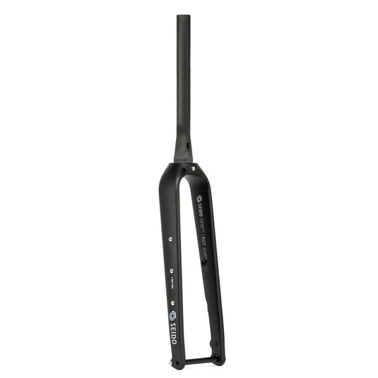 Seido RGT Fork 700C/27.5" 1-1/8''-1.5'', 12x100mm TA, Rake: 50mm, Black