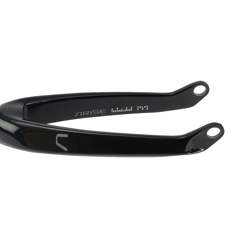 Load image into Gallery viewer, ARISE Solar Pro Rigid Fork 20'', 1-1/8''-1.5'', 10x100mm, Rake: 32mm, Black
