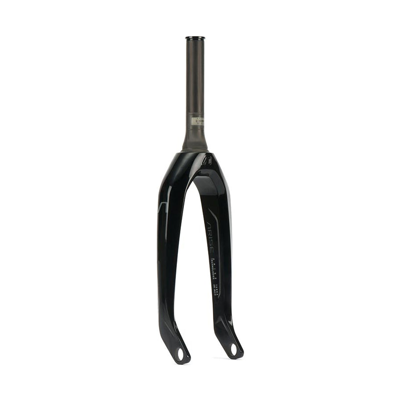 Load image into Gallery viewer, ARISE Terra Pro Rigid Fork 20'', 1-1/8''-1.5'', 20x100mm TA with 10mm adapters, Rake: 32mm, Black
