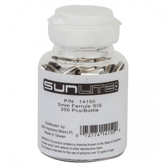 Sunlite Cable Ferrules SIS 5mm Silver