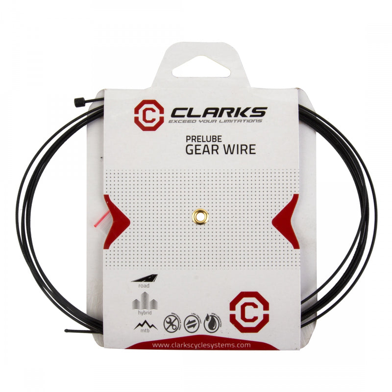 Load image into Gallery viewer, Pack of 2 Clarks Galvanized/Teflon Gear Wire Front or rear 2275mm 1.1mm Black
