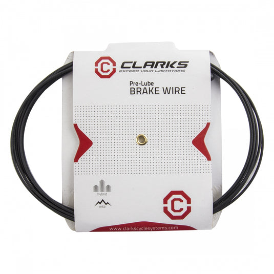 Pack of 2 Clarks Galvanized/Teflon Brake Wire Front or rear 3060mm 1.5mm Black