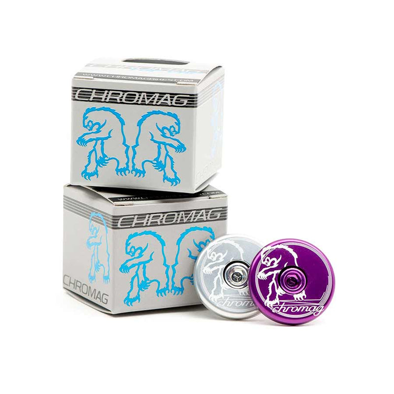 Load image into Gallery viewer, Chromag Top Cap 1-1/8'' Silver
