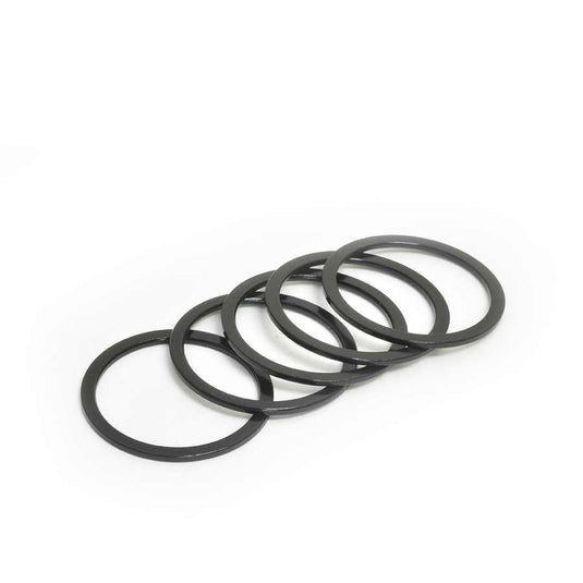Wheels Manufacturing Headset Spacer, 1-1/8'', Height: 1.5mm, Aluminum, Black, 5pcs
