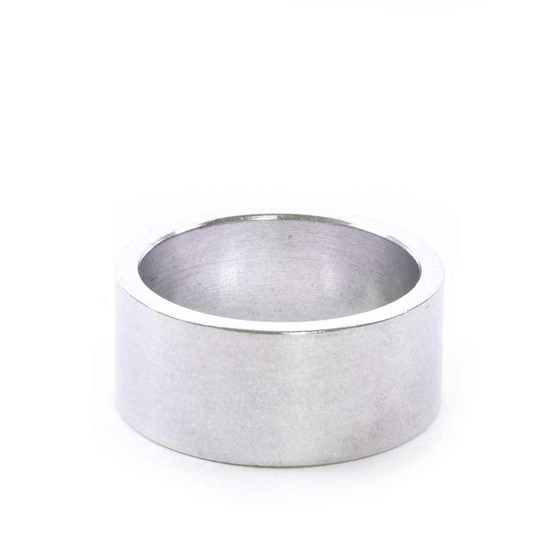 Load image into Gallery viewer, Wheels Manufacturing Headset Spacer, 1-1/8'', Height: 15mm, Aluminum, Silver
