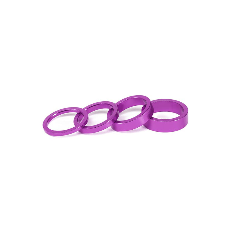 Load image into Gallery viewer, Salt Headset Spacer Headset Spacer, 1-1/8'', Height: 3mm/5mm/8mm/10mm, 6061-T6 Aluminum, Purple
