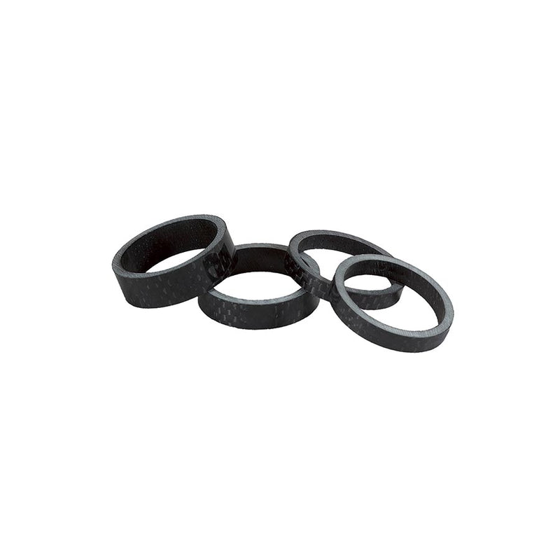 Load image into Gallery viewer, Salt Headset Spacer Headset Spacer, 1-1/8'', Height: 5mm/5mm/10mm/10mm, Carbon, Carbon

