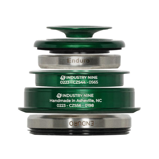 Industry Nine iRiX ZS44/ZS56 Headset, : ZS44/28.6 | ZS56/40, ZeroStack, Complete, Green