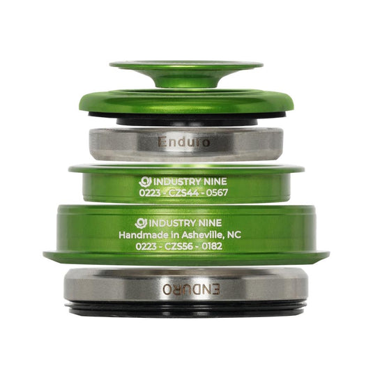Industry Nine iRiX ZS44/ZS56 Headset, : ZS44/28.6 | ZS56/40, ZeroStack, Complete, Lime