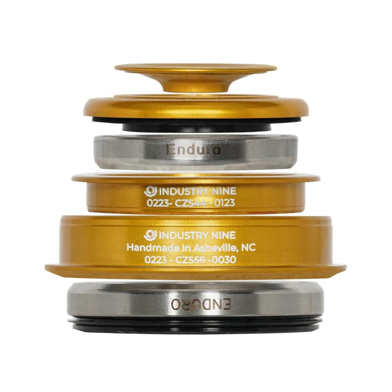 Load image into Gallery viewer, Industry Nine iRiX ZS44/ZS56 Headset, : ZS44/28.6 | ZS56/40, ZeroStack, Complete, Gold
