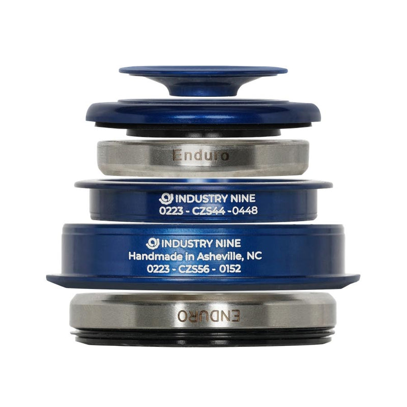 Load image into Gallery viewer, Industry Nine iRiX ZS44/ZS56 Headset, : ZS44/28.6 | ZS56/40, ZeroStack, Complete, Blue
