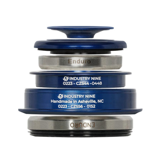 Industry Nine iRiX ZS44/ZS56 Headset, : ZS44/28.6 | ZS56/40, ZeroStack, Complete, Blue