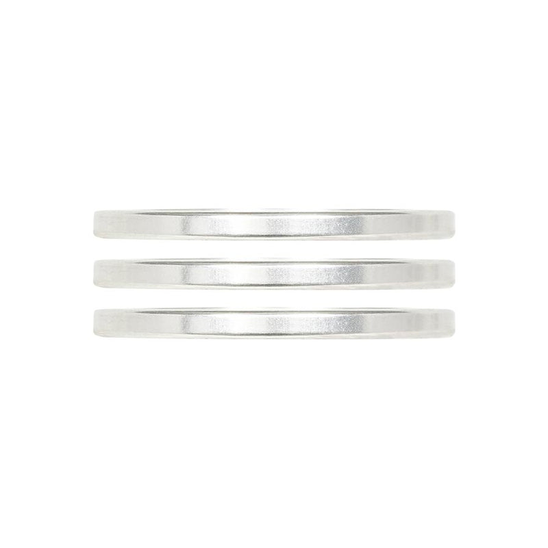 Load image into Gallery viewer, Industry Nine iRiX Headset Spacer, 1-1/8'', Height: 2.5mm, Aluminum, Silver, 3pcs
