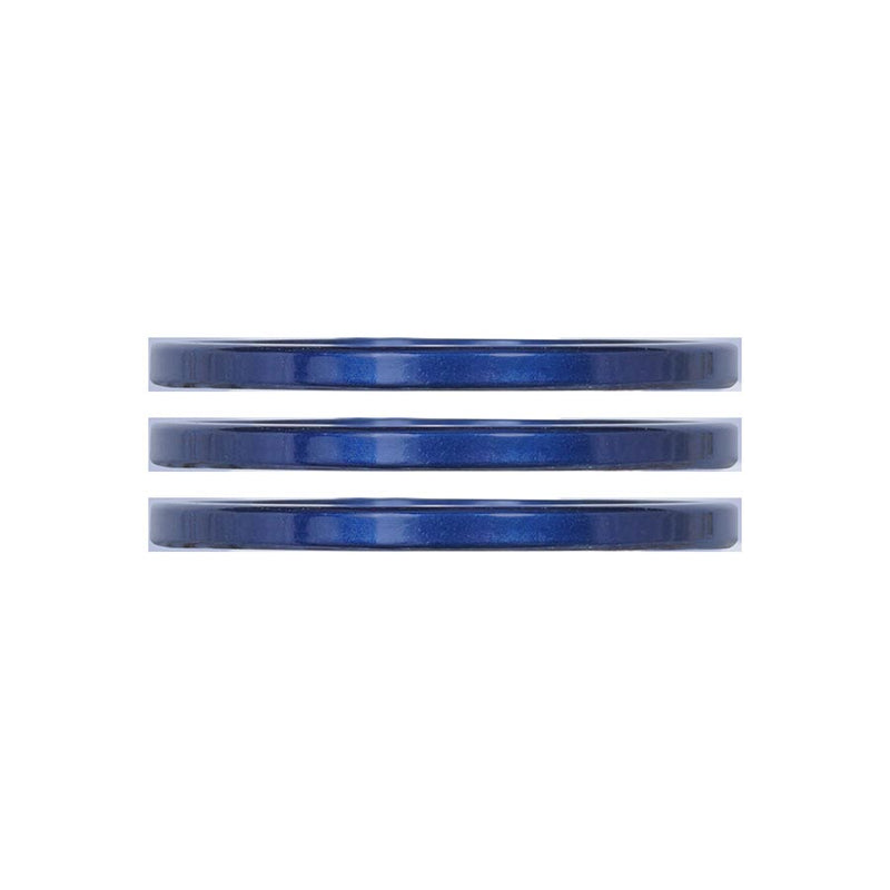 Load image into Gallery viewer, Industry Nine iRiX Headset Spacer, 1-1/8'', Height: 2.5mm, Aluminum, Blue, 3pcs
