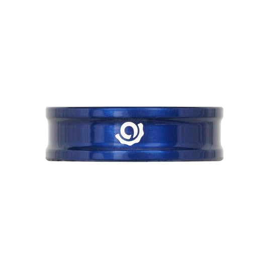 Industry Nine iRiX Headset Spacer, 1-1/8'', Height: 10mm, Aluminum, Blue