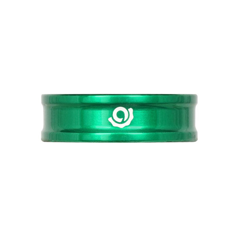 Load image into Gallery viewer, Industry Nine iRiX Headset Spacer, 1-1/8'', Height: 10mm, Aluminum, Green
