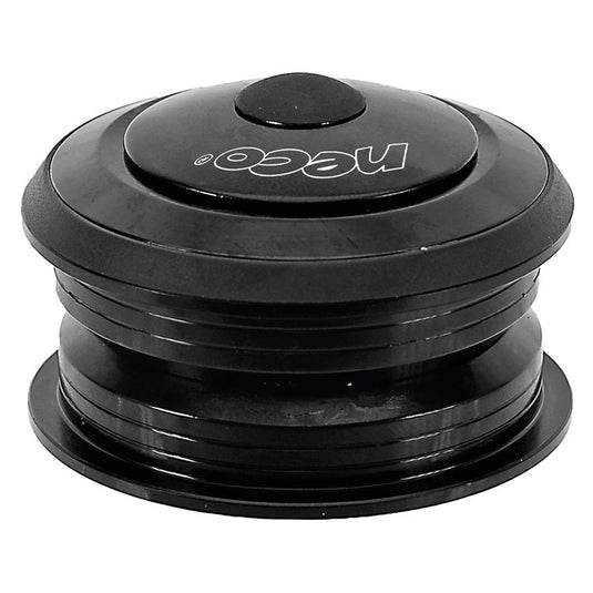 Neco Neco 1 1/8" Semi Headset, : ZS44/28.6 | ZS44/30, ZeroStack, Complete, Black