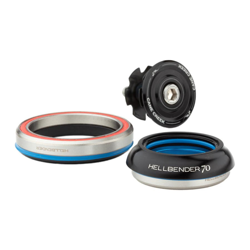 Load image into Gallery viewer, Cane Creek Hellbender 70 SLAM IS41/IS52, Headset, : IS41/28.6/H4.6 | IS52/40, Integrated, Complete, Black
