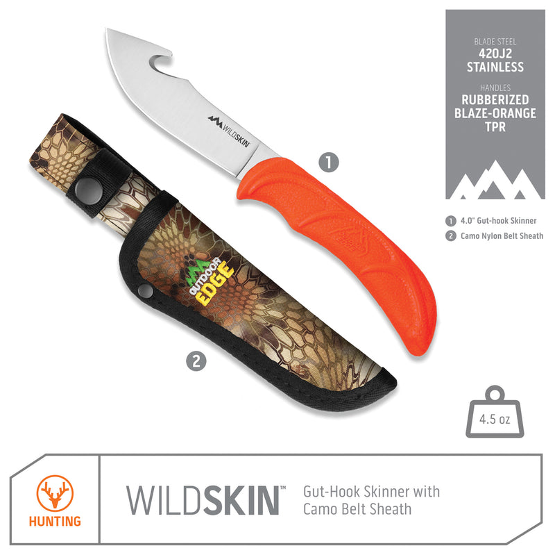 Load image into Gallery viewer, Outdoor Edge Wild Skin: Premium Skinning Knife for Outdoor Enthusiasts
