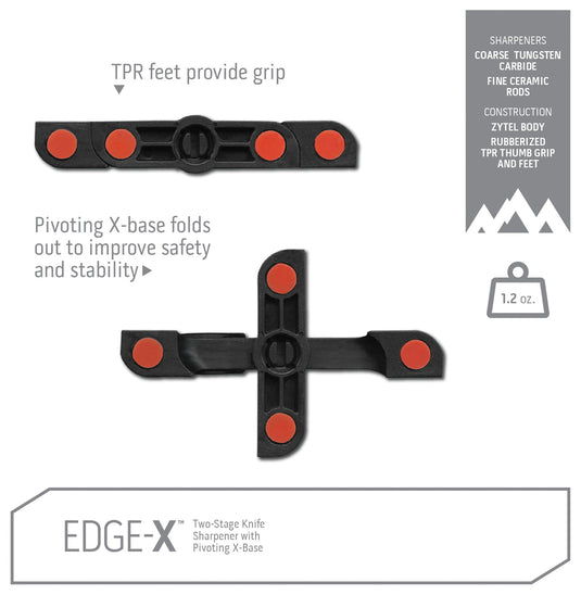 Outdoor Edge Edge-x 2 Step Sharpener: Keep Your Blades Razor Sharp!
