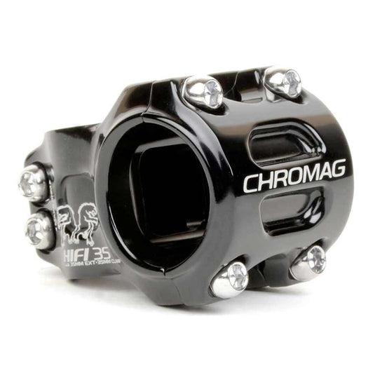 Chromag HiFi Stem Length 35mm Clamp 35mm +/-0 Deg 1 1/8 in Black Aluminum MTB
