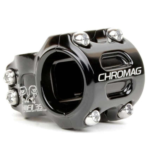 Chromag HiFi Stem Length 50mm Clamp 35mm +/-0 Deg 1 1/8 in Black Aluminum MTB
