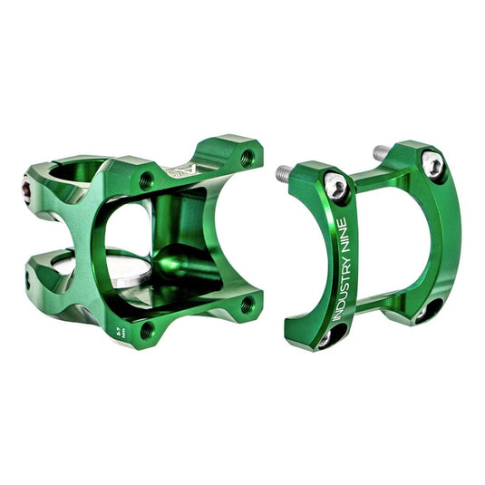 Industry Nine A35 Stem Diameter: 35mm, Length: 50mm, Steerer: 1-1/8'', 7°, Green