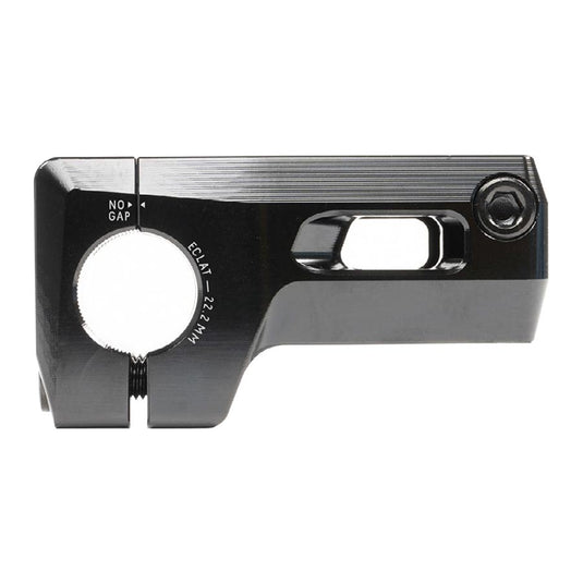 Eclat Felix Front Stem Diameter: 22.2mm, Length: 48mm, Steerer: 1-1/8'', Black