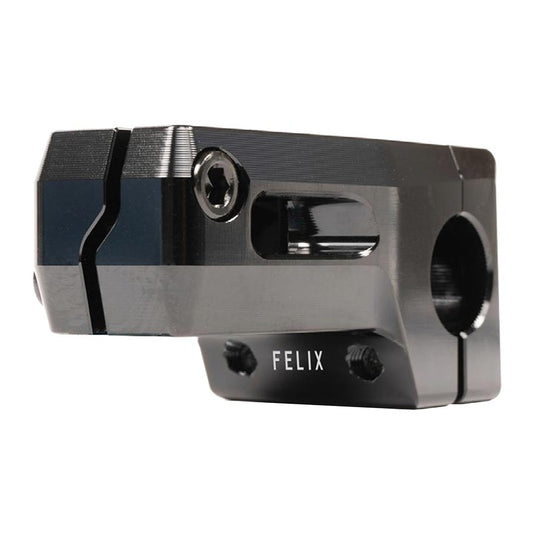 Eclat Felix Front Stem Diameter: 22.2mm, Length: 48mm, Steerer: 1-1/8'', Black