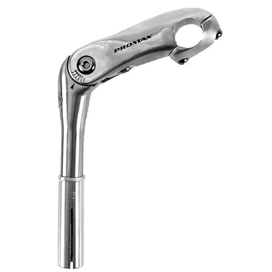 Promax 105mm 1 1/8 Adj OEM Silver, Stem, Diameter: 25.4mm, Length: 105mm, Steerer: 22.2mm with 25.4mm adapter, Silver