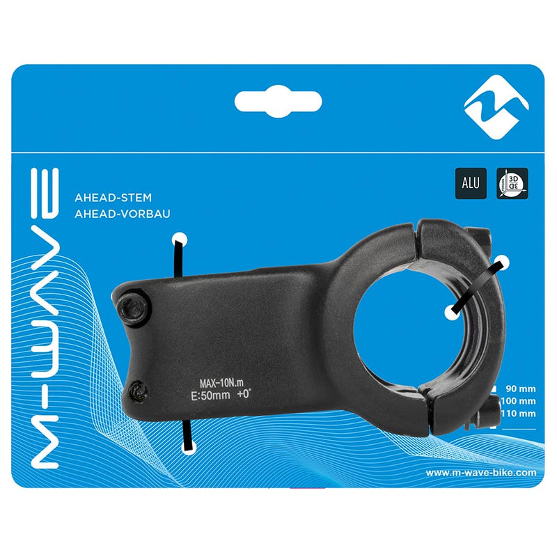 Load image into Gallery viewer, M-Wave-0°-1-1-8''-STEM2091-Bicycle-Stems
