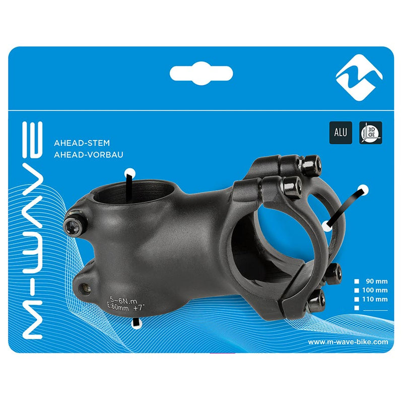 Load image into Gallery viewer, M-Wave-±7°-1-1-8''-STEM2101-Bicycle-Stems
